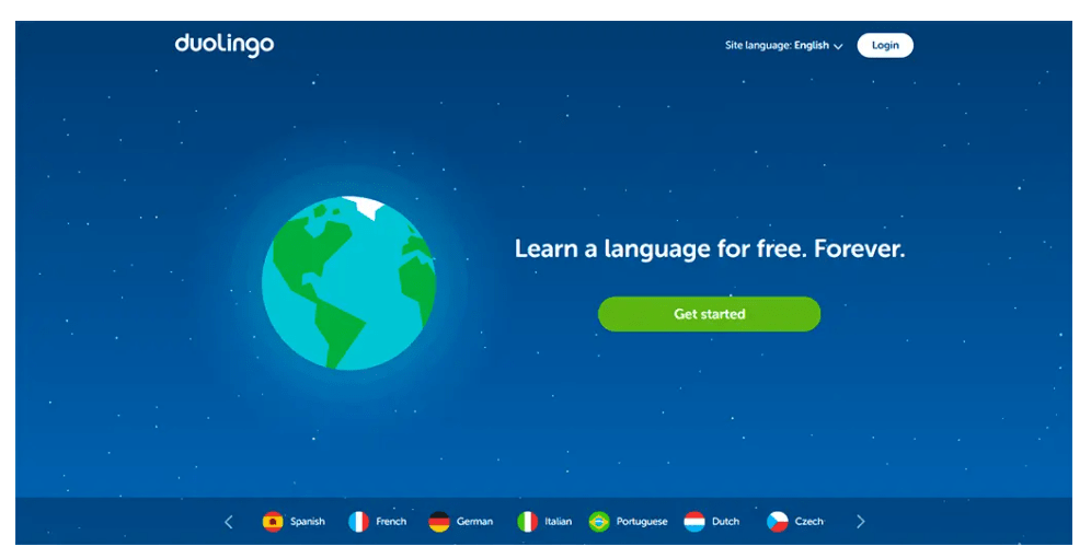 來源：Duolingo –主頁可用性
