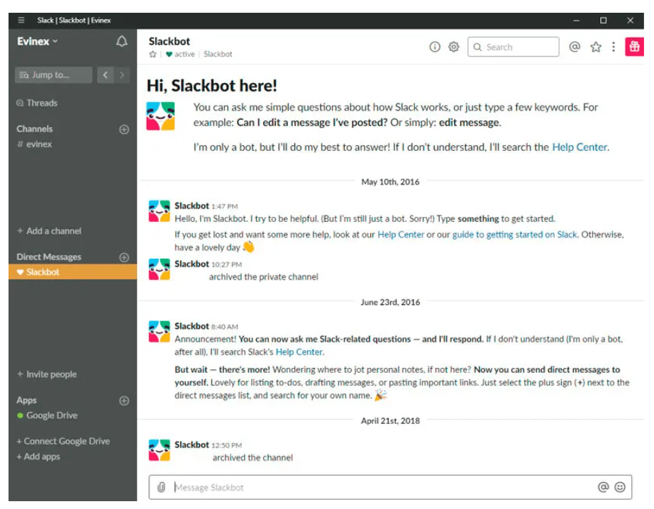 來源：Slack App
